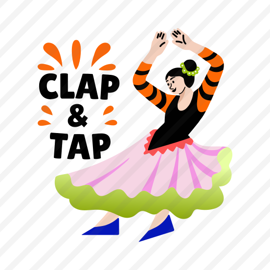 Sevillanas Dance, Performing, Choreography, Dance Step, Typography preview