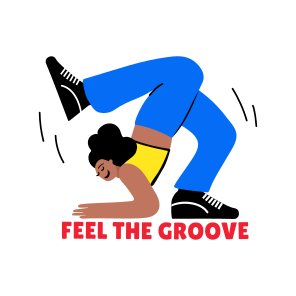 Street Dancer, Performing, Choreography, Dance Step, Typography icon