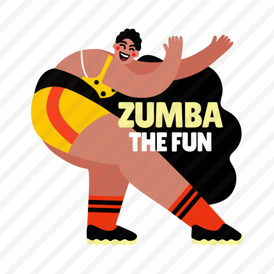 Zumba Dance, Performing, Traditional, Dance Step, Typography preview