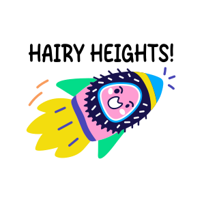 Rambutan, Flying, Fruit, Cartoon, Typography icon