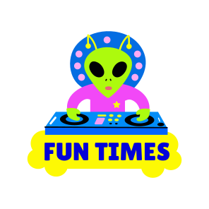 Alien Dj, Sound Mixer, Music, Melody, Typography icon
