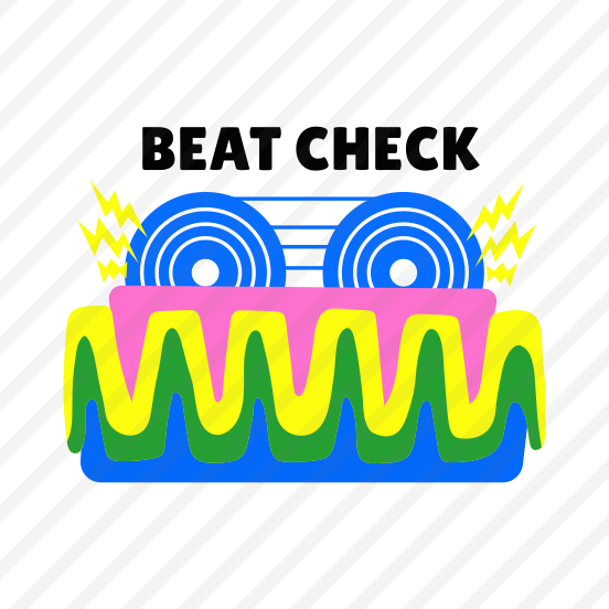 Beat Check, Vinyls, Discs, Music, Typography preview
