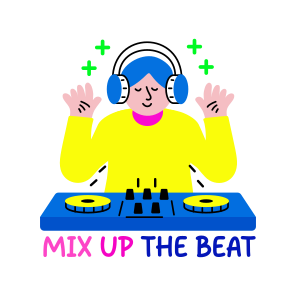 Dj, Disk Jockey, Music, Enjoying, Turntable icon