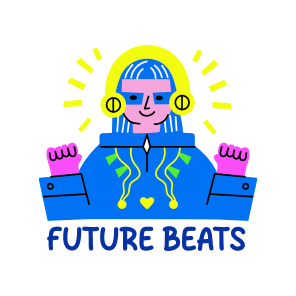 Future Beats, Music, Enjoying, Listening, Character icon