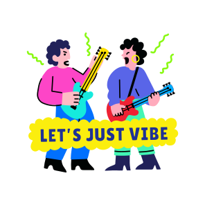 Guitar Duo, Musicians, Instrumentalists, Performing, Rocking Characters, icon