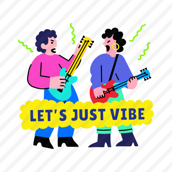 Guitar Duo, Musicians, Instrumentalists, Performing, Rocking Characters, preview