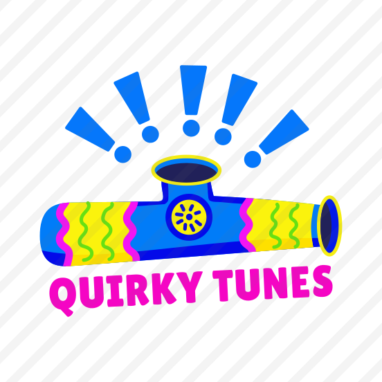 Quirky Tunes, Instrument, Music, Melody, Typography preview