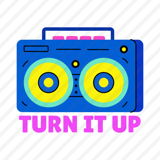 Radio Music, Sound, Audio, Device, Typography preview