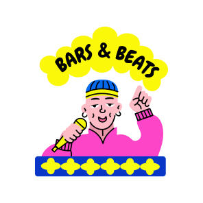 Singer, Performer, Artist, Beats, Typography icon