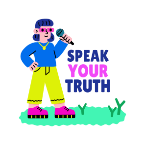 Singing, Performing, Artist, Character, Typography icon