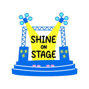 Stage, Concert, Platform, Typography, Lettering icon