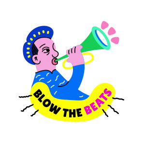 Trumpet Player, Blowing, Horn, Instrumentalist, Music, icon