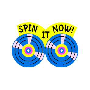 Vinyl Discs, Cds, Dvds, Spin It, Music icon