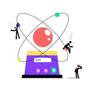 Atom, Physics, Structure, Particles, Science icon