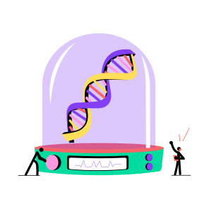 Dna Hologram, Genes, Genetics, Biology, Science icon