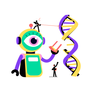 Dna Replication, Bio, Science, Study, Innovation icon