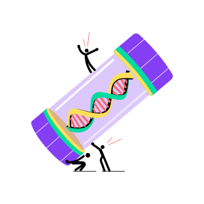 Extraction Tube, Genetics, Genes, Science, Bio icon