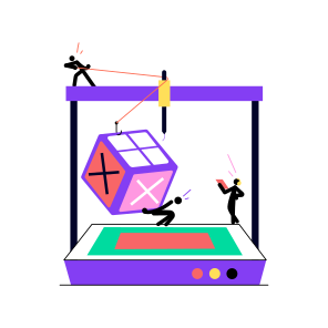 Digital Manufacturing, Printing, Machine, Device, Technology icon