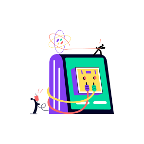 Digital Reactor, Innovation, Device, Machine, Tech icon