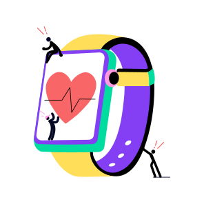 Health Tracker, Smartwatch, Wristwatch, Device, Technology icon