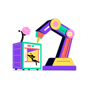 Robotic Arm, Robotic Automation, Bot, Technology, Device icon