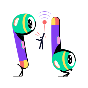 Smart Earbuds, Earphones, Device, Tech, Media icon