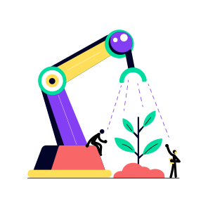 Smart Farming, Irrigation, Robot, Bot, Automation icon