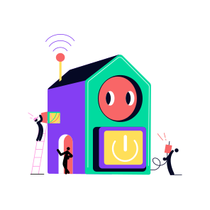 Smart Plug, Switch, Outlet, Switchboard, Iot icon