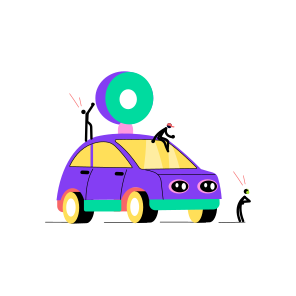 Autonomous Car, Automobile, Automotive, Vehicle, Transport, icon