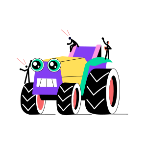 Autonomous Tractor, Cultivator, Vehicle, Transport, Mobility, icon