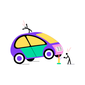 Pod Car, Futuristic, Vehicle, Transport, Mobility, icon