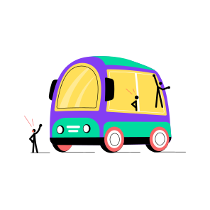 Self Driving, Bus, Vehicle, Transport, Mobility, icon