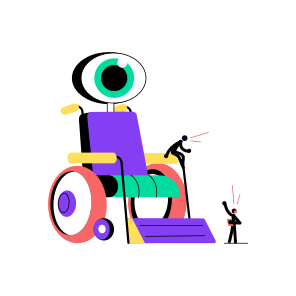 Smart Wheelchair, Autonomous, Chair, Seat, Mobility icon