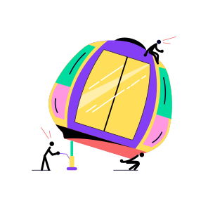 Space Elevator, Mobility, Transport, Pod, Futuristic, icon