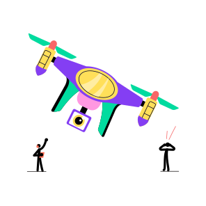 Surveillance Drone, Cam, Device, Bot, Tech icon