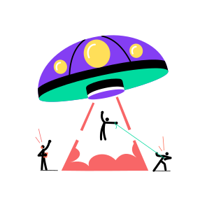 Ufo, Abduction, Travel, Transport, Spacecraft, icon