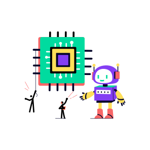 Ai Chip, Microprocessor, Microchip, Cpu, Device icon