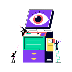 Ai Printer, Scanner, Device, Machine, Technology icon