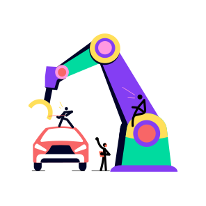 Car Manufacturing, Automotive, Automation, Bot, Technology, icon