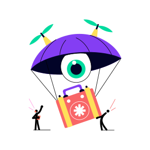 Medical Technology, Aid, Healthcare, Emergency, Parachute icon