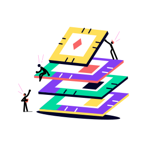 Multilayer Chip, Cpu, Microprocessor, Microchip, Ai icon