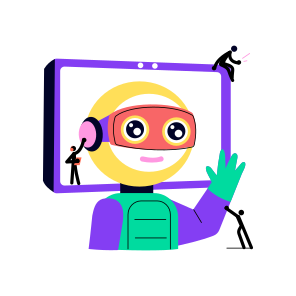 Tech Support, Assistant, Device, Bot, Communication icon