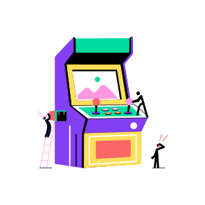 Arcade Game, Fun, Multimedia, Entertainment, Device icon