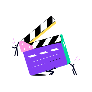 Clapperboard, Clapper, Action, Cinematography, Filmmaking icon