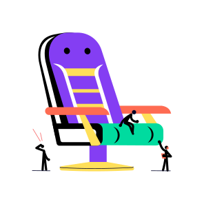 Gaming Chair, Seat, Interior, Furniture, Sitting icon