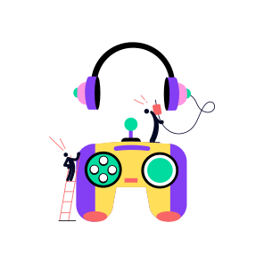 Gaming Headset, Headphone, Gamepad, Devices, Entertainment icon
