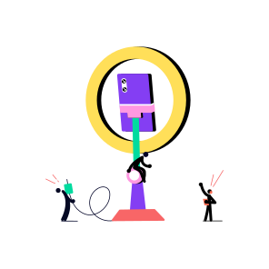 Ring Light, Mobile, Device, Media, Prop icon