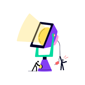 Stage Light, Spotlight, Lighting, Setup, Studio icon