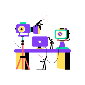 Streaming Setup, Studio, Office, Multimedia, Production icon