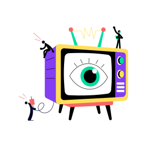 Television, Tv, Telecasting, Broadcasting, Entertainment icon